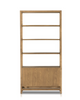 ROSWELL BOOKCASE-TOASTED ASH SOLID
