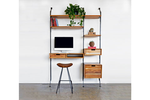 Apollo Standing Desk with Organizing System