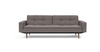 Dublexo Deluxe Sofa Bed With Arms, Stainless Steel