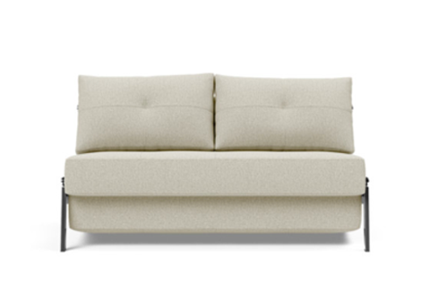 Cubed Queen Size Sofa Bed With Alu Legs