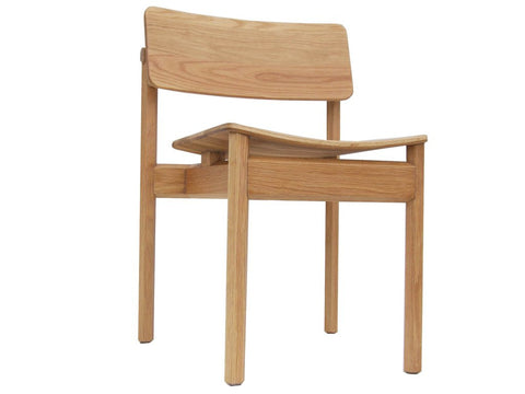 Solid Oak Wood Chair