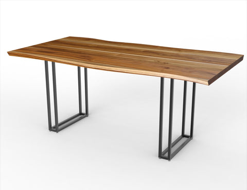 The Wireframe + Kali Live Edge Dining Table